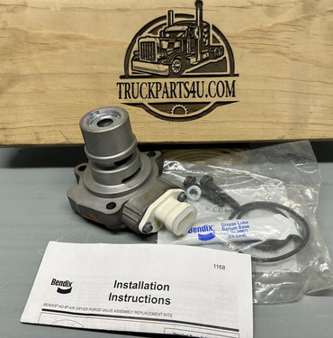 5004339 Bendix DLU Purge Valve Kit Alt View AD-9 Air Dryer Meritor R9555004339N New Genuine OEM