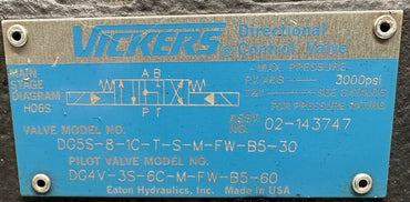 DG5S-8-1C-T-S-M-FW-B5-30 VICKERS DIRECTIONAL CONTROL VALVE  ** NEW GENUINE