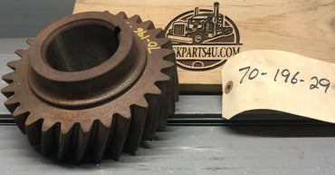Alternate view of 70-196-29 Spicer countershaft 2nd gear for R8341 auxiliary transmission, new
