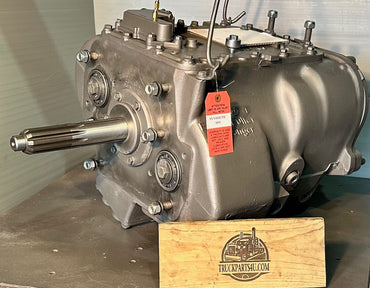 FRO16210-C-IC Eaton Fuller transmission | left side view showing internal cooler option | remanufactured by Discount Parts Exchange