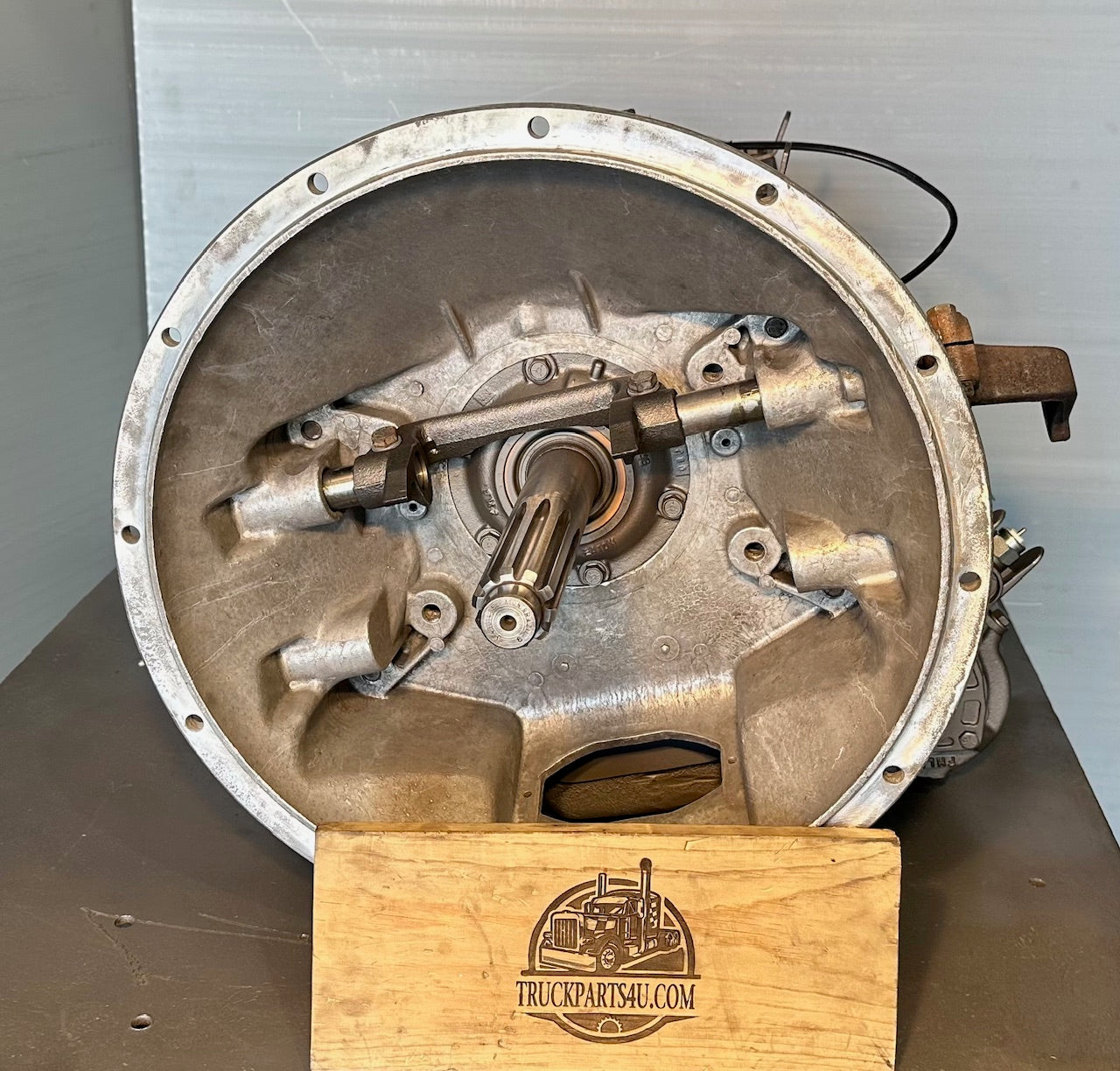 FS6406A Eaton Fuller 6-speed manual transmission, front view, DPE remanufactured