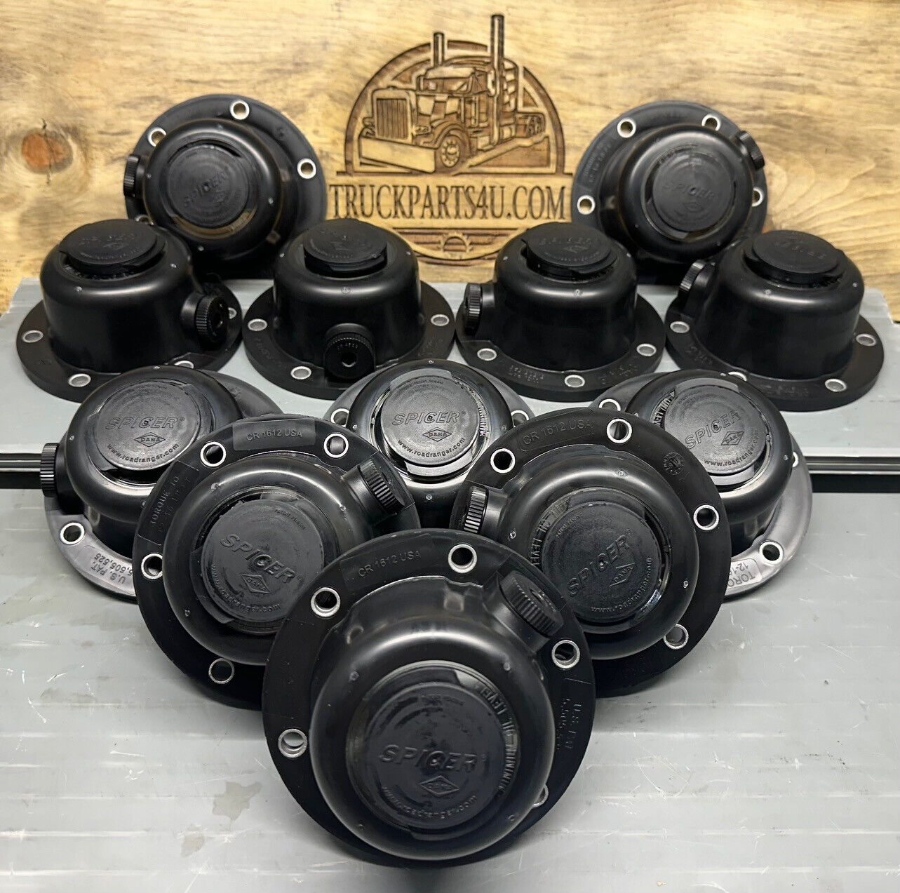 CR1612BULK12 SKF Hub Cap 12Pack Spicer 976767 Cross Steer Axle