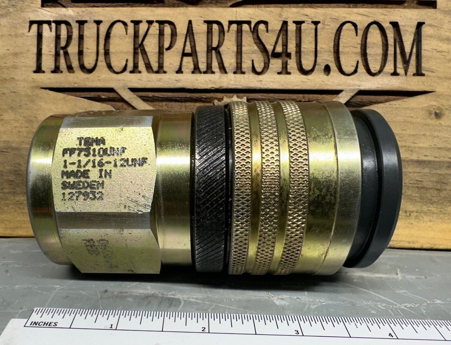 FF-7510-UNF flat-face quick coupler – 1-1/2" UNF – new (view 2)