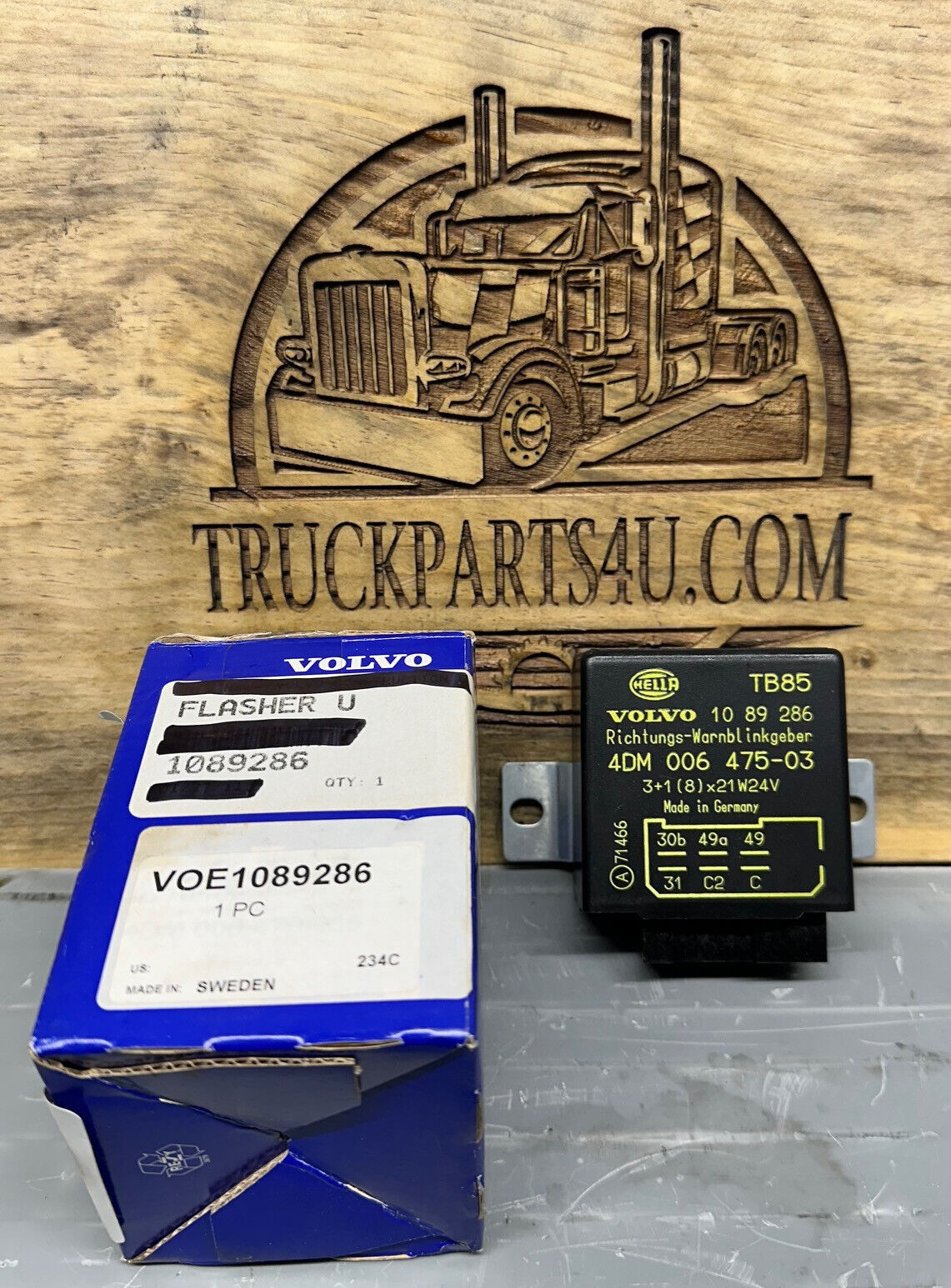 1089286 Volvo Flasher Relay – VOE1089286 HELLA TB85 OEM