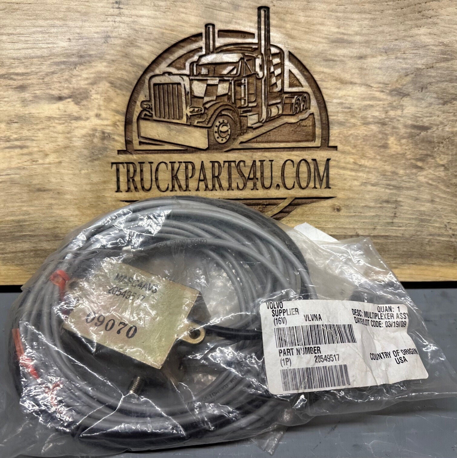  Volvo CB antenna wiring system 20549517 – RAMI MASC-4AV3 dual antenna setup