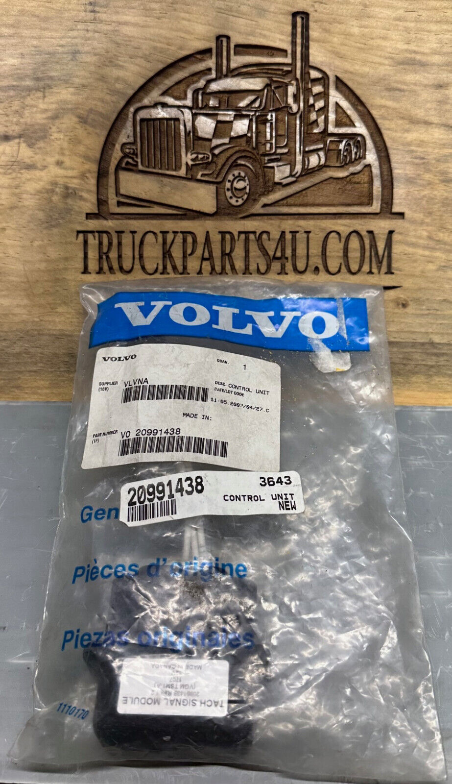  Volvo Mack control unit 20991438 – TSM1-A tach signal module, 12V