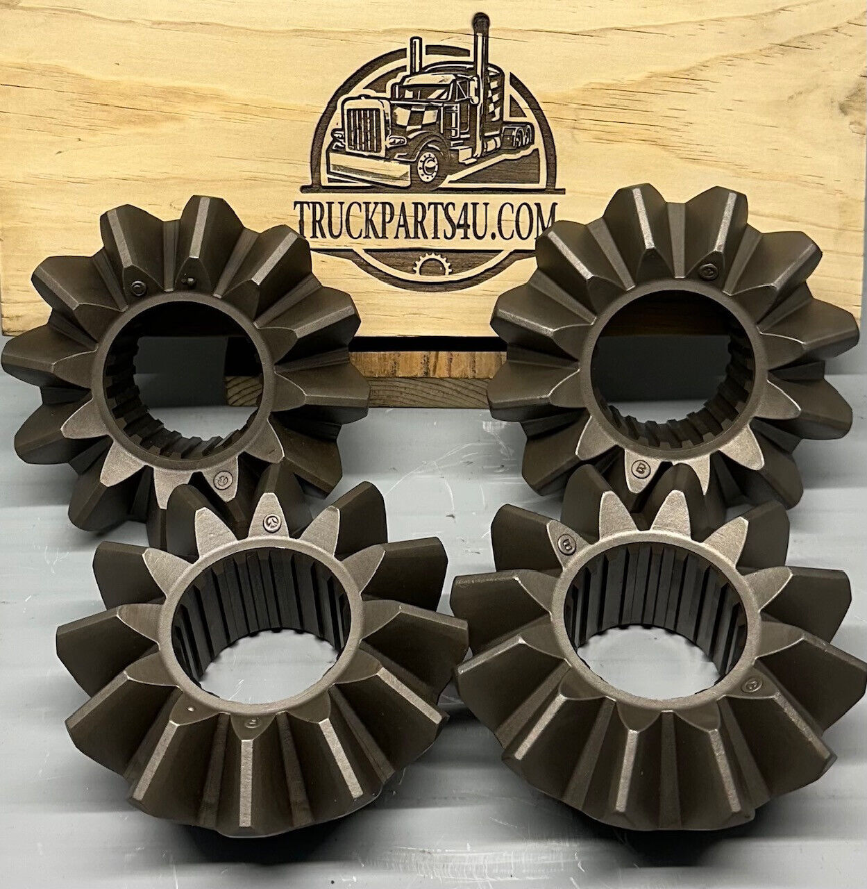 2234A469 Meritor-Rockwell-AxleTech 22 spline axle gears – new genuine OEM shown on TruckParts4U.com burnt board