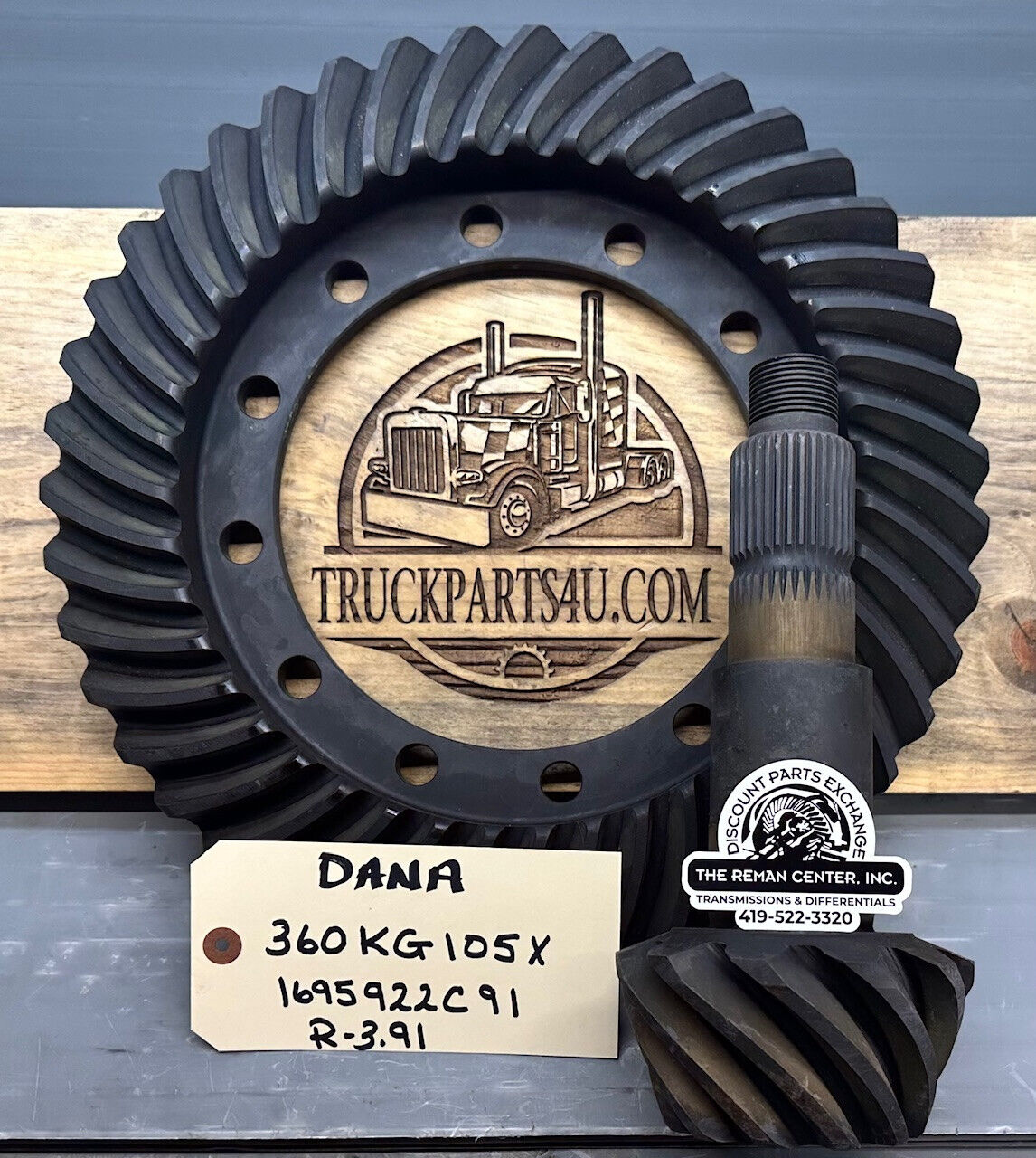360KG105X Dana Gearset S135/S150 – 3.91 Ratio, Genuine New (Replaces Int 1695922C91)
