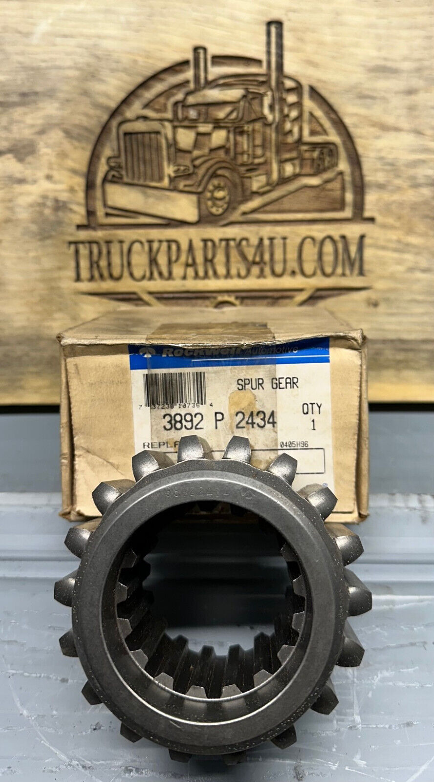 3892P2434 MERITOR-ROCKWELL-AXLETECH SPUR GEAR.  *NEW (NOS) GENUINE