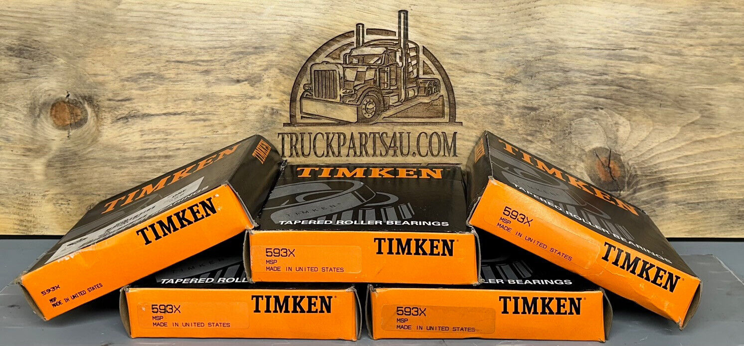 593X Timken bearing cup – Mack 8235-593X – tapered roller outer race (view 1)