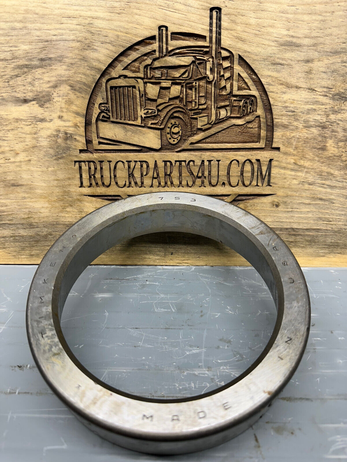 753 Timken Tapered Bearing Cup – Front View