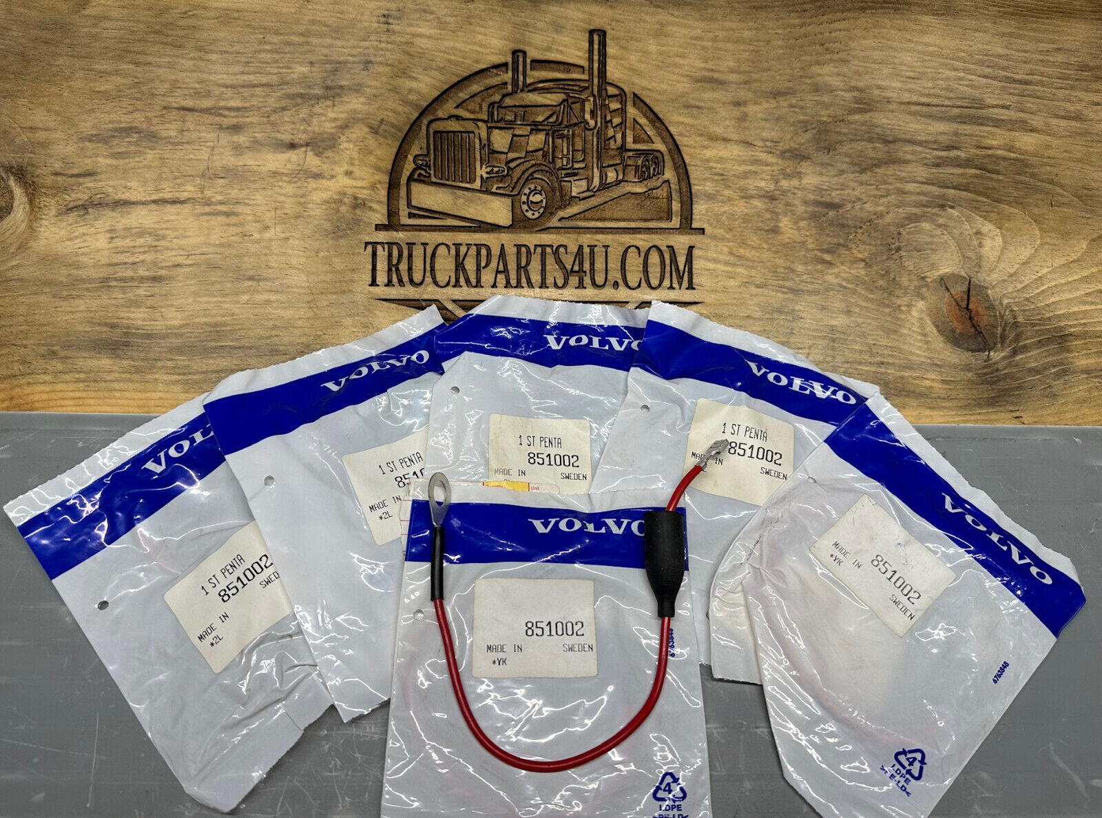 851002 Volvo Penta cable – bulk 8-piece package, new genuine NOS