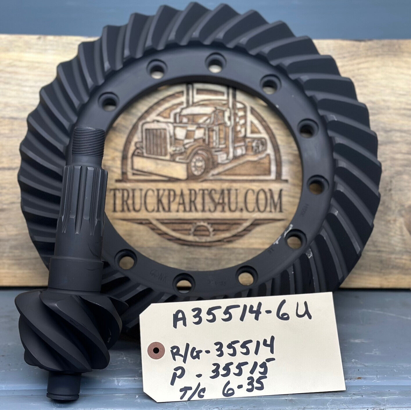  A35514-6-U Meritor Rockwell Axletech D100 gearset – 5.83 ratio – used genuine Rockwell differential gearing
