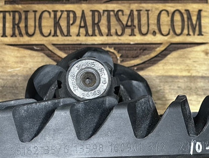 A36162-1 Meritor Rockwell Axletech ring gear 36162 and pinion 36163 close-up – F106 axle application – 5.83 gear ratio – new aftermarket differential gearing