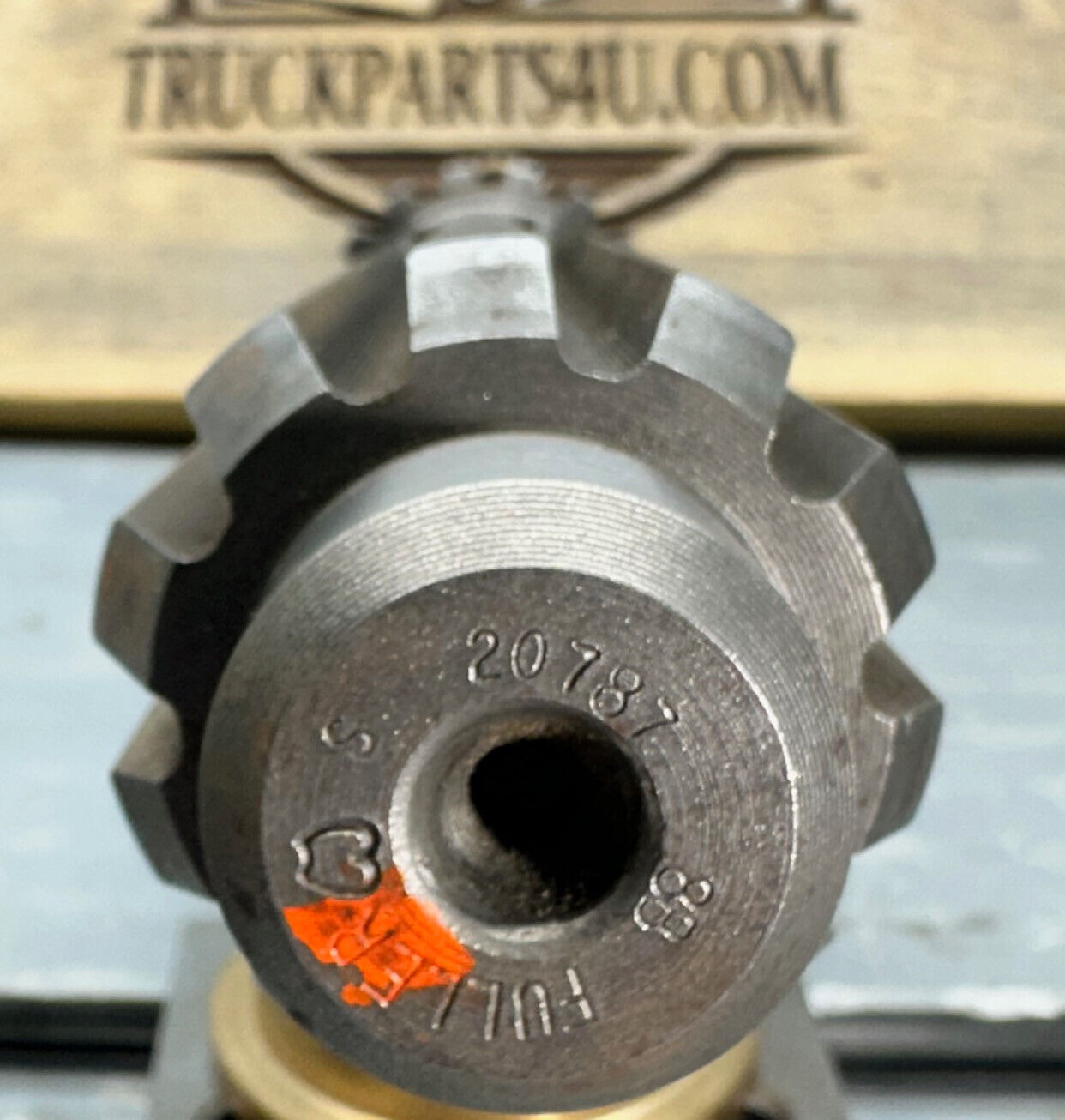 Eaton Fuller A-5021 input shaft shown with original box and label — NOS part for RT7608LL / RT8609