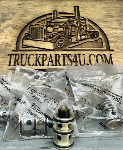Close-up of Eaton Fuller 4300810 Super 10 insert valve for RTLO 10-speed transmissions — new genuine in OEM bag