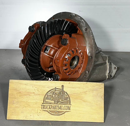 Rebuilt GM Eaton HO72 / H072 full-floating rear differential carrier with 4.10 gears (41/10 teeth). Inspected internals, functional condition. Outright sale from Ohio's premier heavy-duty drivetrain rebuilder.