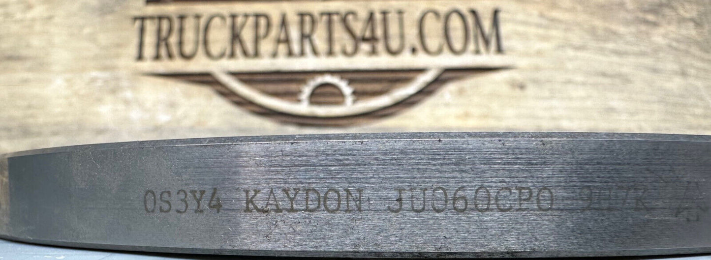Side view of JU060CP0 Kaydon Reali-Slim bearing showing 0.500" width / thickness – new genuine