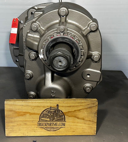 Front view of Meritor MD20-145 forward rear tandem differential remanufactured by DPX, showing casting and yoke area