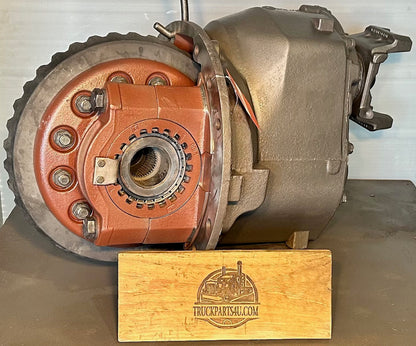 Top view of remanufactured Meritor MDL20-145 forward rear differential with power divider and full locker by Discount Parts Exchange