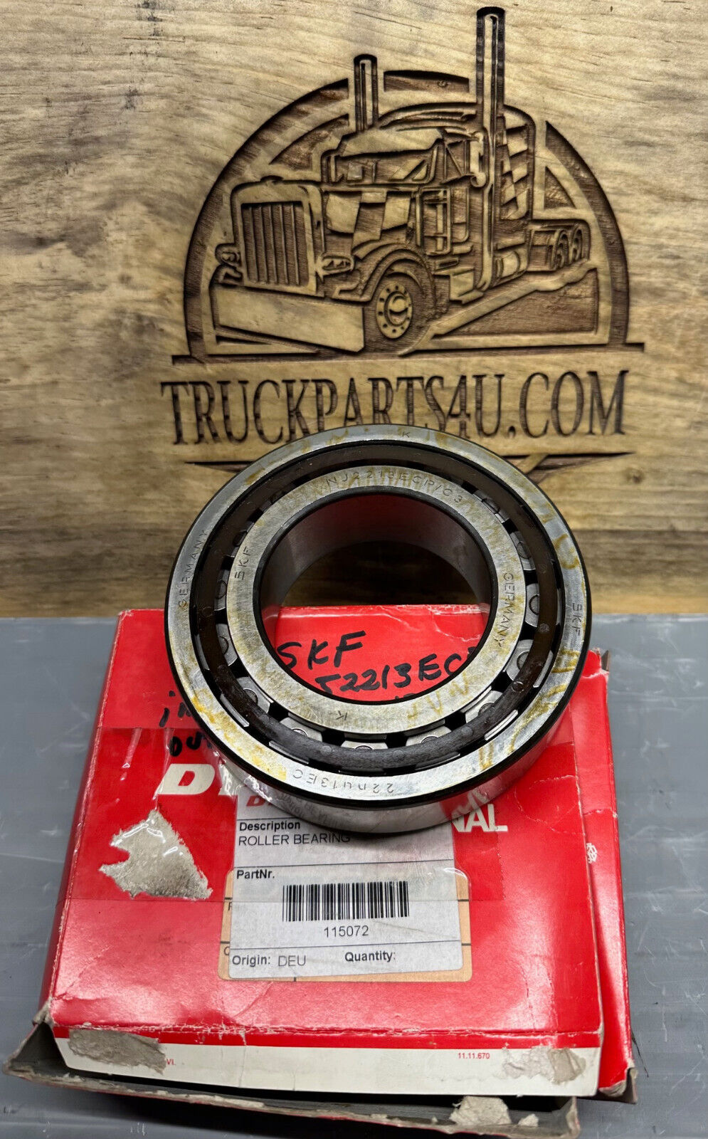  NJ2213-ECP/C3 SKF Bearing – Front of Box