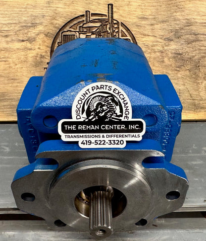 PH803 Galfab Hydraulic Pump – Front View with Shaft and Ports