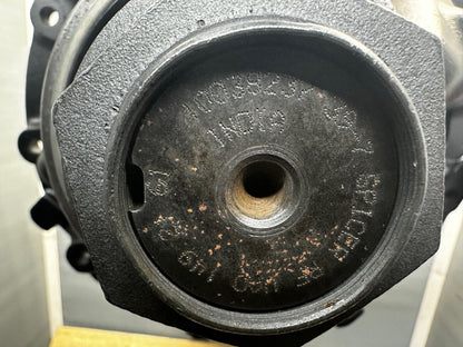 Close-up of pinion gear from R172D557 Dana Spicer S23-172D differential showing part number 10038237 7-tooth pinion