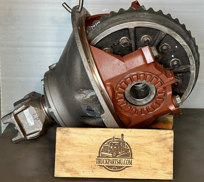 Remanufactured RA472-R / J400-R Navistar / International rear rear differential on shop stand, rebuilt by Discount Parts Exchange DPX in Mansfield Ohio