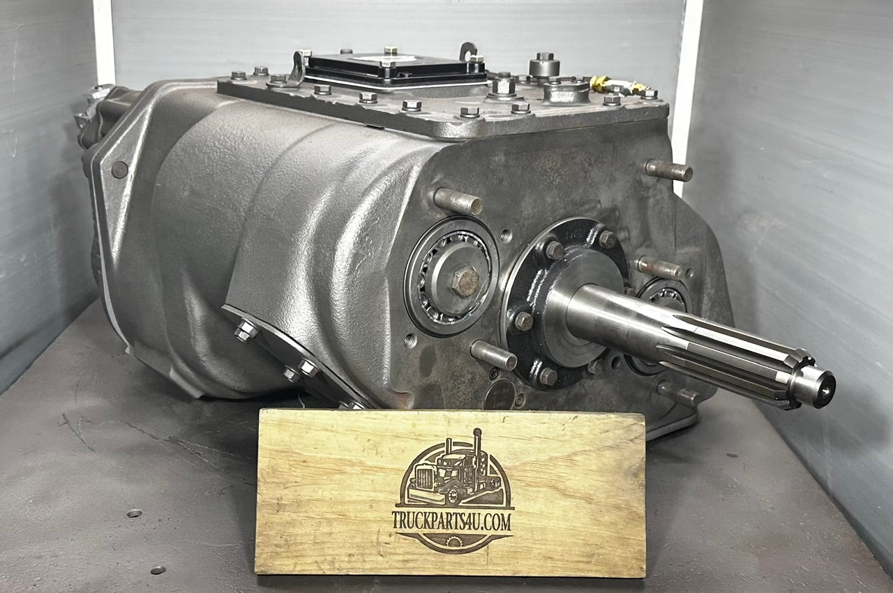 RTLO16713A Remanufactured Eaton Fuller 13-Speed Transmission - DPX - Front View with Input Shaft