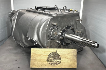 RTLO16713A Remanufactured Eaton Fuller 13-Speed Transmission - DPX - Front View with Input Shaft