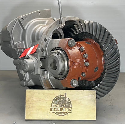Remanufactured Dana Spicer DDP40 / DD404 forward differential with full Driver Controlled Locker (DCL) showing ring and pinion, power divider, and locker mechanism