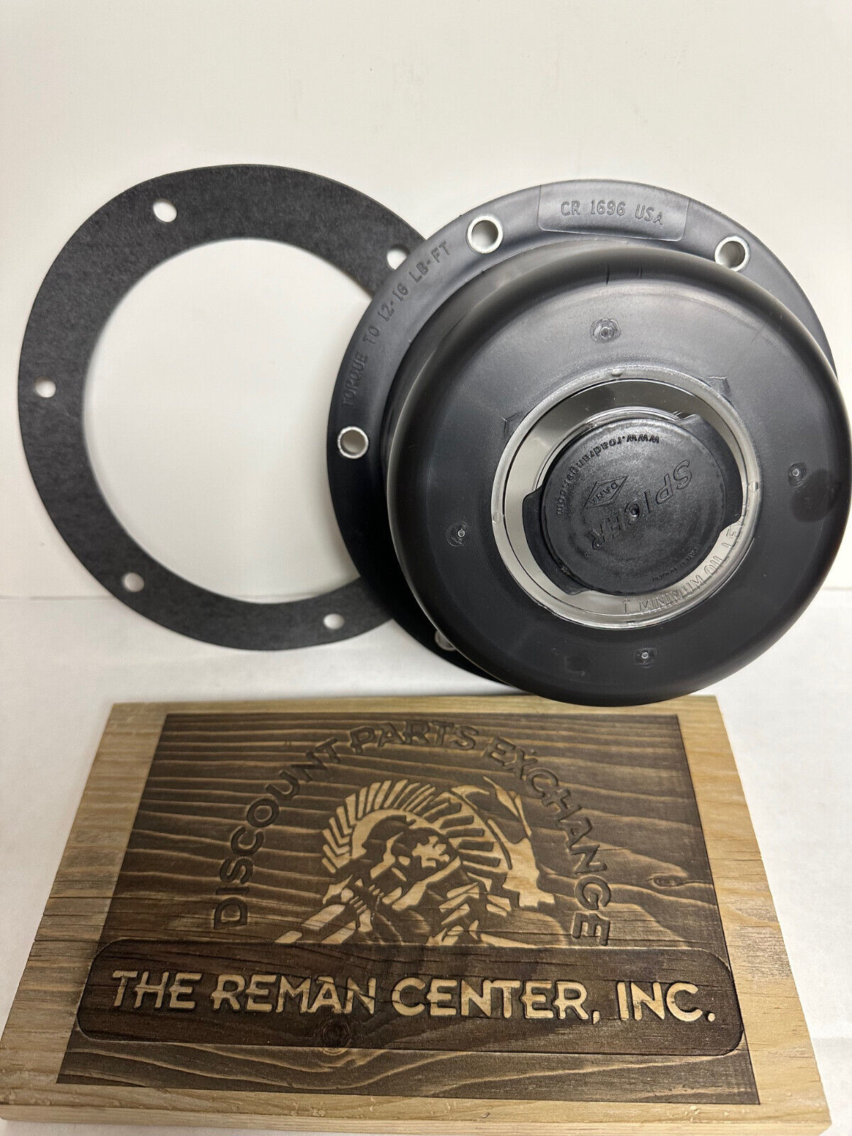 CR1696 | SKF Hub Cap with Gasket | TN Trailer Axle | Mansfield