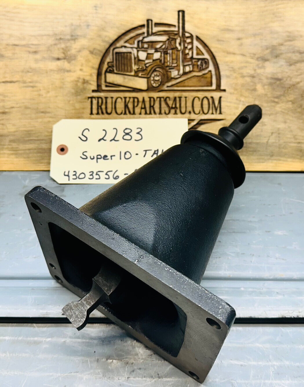 Front view of S2283 Eaton Fuller Super 10 forward tall shift tower assembly – new OEM genuine part
